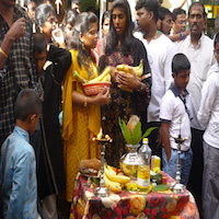 Le défilé du Dieu Ganesh
