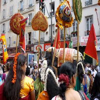 Le défilé du Dieu Ganesh