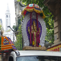 Le défilé du Dieu Ganesh