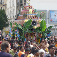 Le défilé du Dieu Ganesh