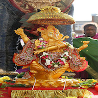 Le défilé du Dieu Ganesh