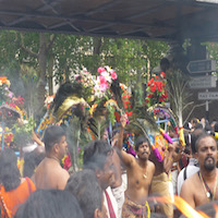 Le défilé du Dieu Ganesh