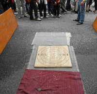 Palet planche sur cible
