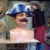 Le carnaval de Lesquin (géants Hippolyte et Titée)