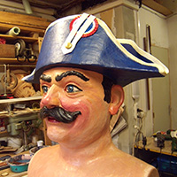Le carnaval de Lesquin (géants Hippolyte et Titée)