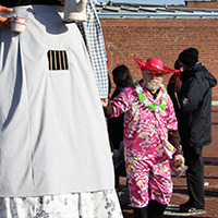 Le carnaval de Lesquin (géants Hippolyte et Titée)