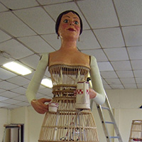 Le carnaval de Lesquin (géants Hippolyte et Titée)