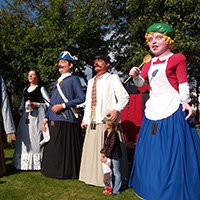 Le carnaval de Lesquin (géants Hippolyte et Titée)