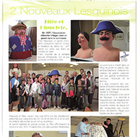Le carnaval de Lesquin (géants Hippolyte et Titée)