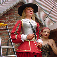 Le carnaval de Lomme (géante Anne Delavaux)