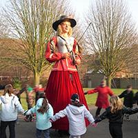 Le carnaval de Lomme (géante Anne Delavaux)