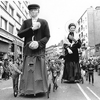 La fête de la Mer à Boulogne-sur-Mer (géants Batisse et Zabelle)