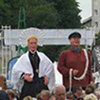 La fête de la Mer à Boulogne-sur-Mer (géants Batisse et Zabelle)
