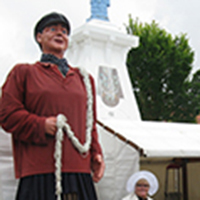 La fête de la Mer à Boulogne-sur-Mer (géants Batisse et Zabelle)