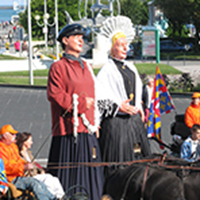 La fête de la Mer à Boulogne-sur-Mer (géants Batisse et Zabelle)
