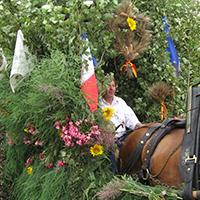 Les fêtes à charrettes entre Alpilles et Durance
