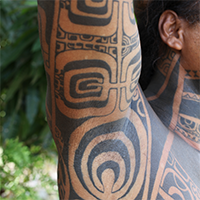 Le matatiki, art graphique marquisien