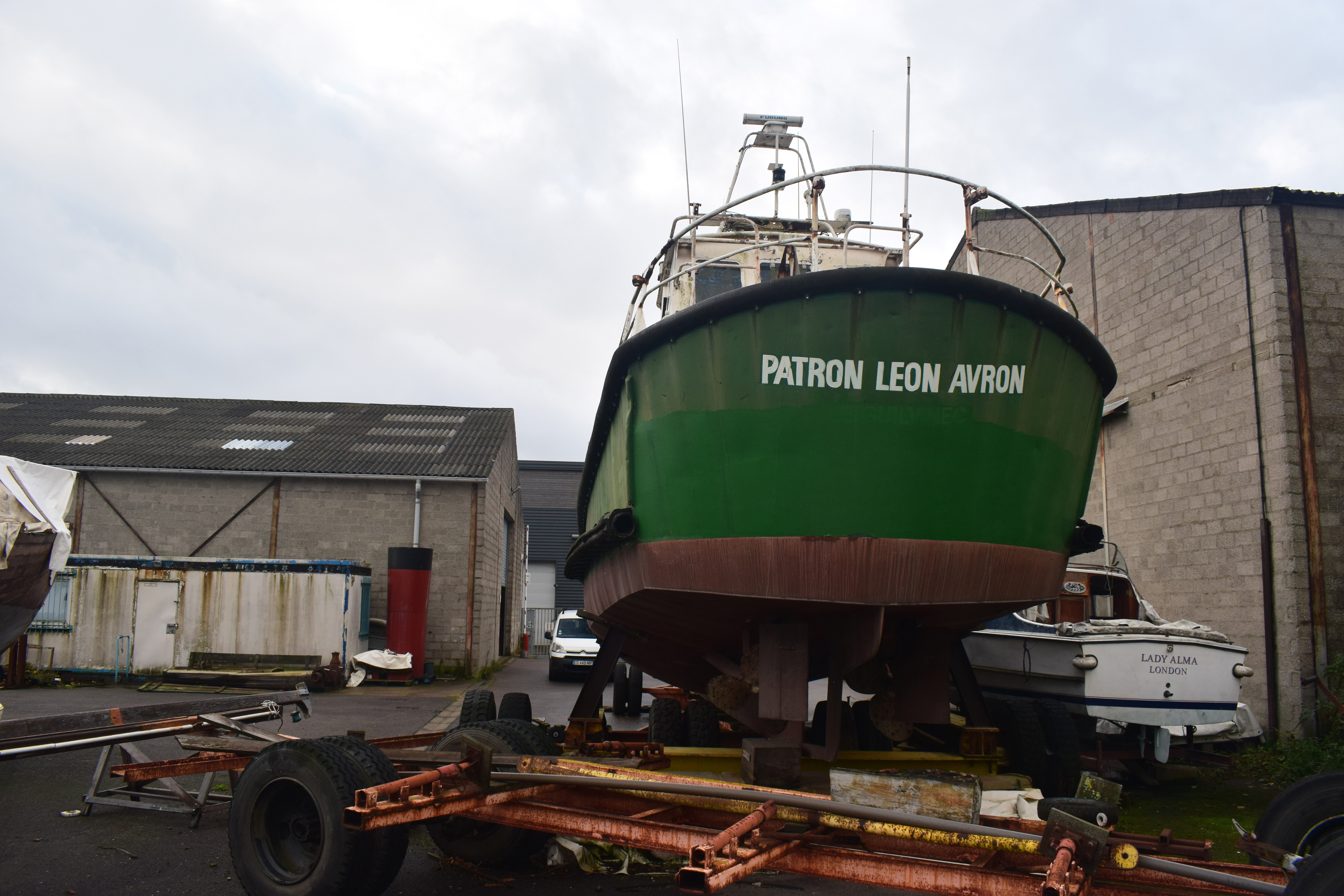 Espace de stockage pour les bateaux en attente de restauration,08/10/2020. © Manuel Montanez, 2020.