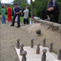 Quilles du Léon avec talus