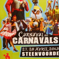 Le carnaval international d’été de Steenvoorde et la ronde européenne de géants portés  
